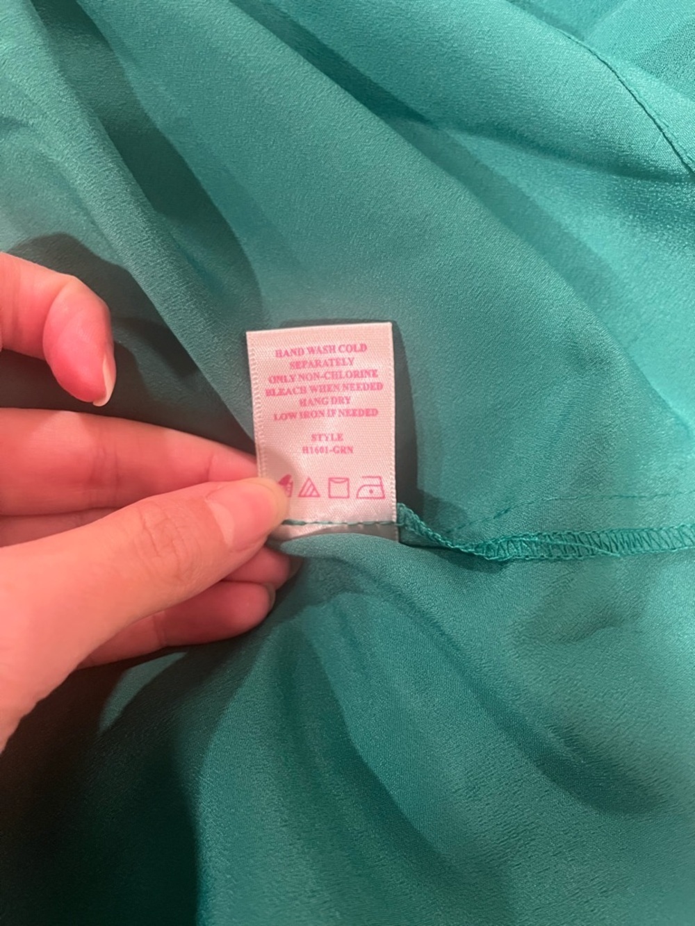 NWT Harper and Gray Green Smocked Button Front Midi Dress-Medium - Picture 8 of 10
